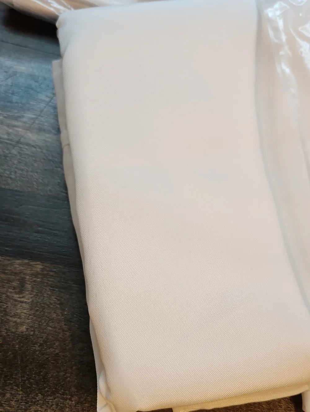 Set Of 4 - White Tablecloths For 6 Foot Folding Tables.